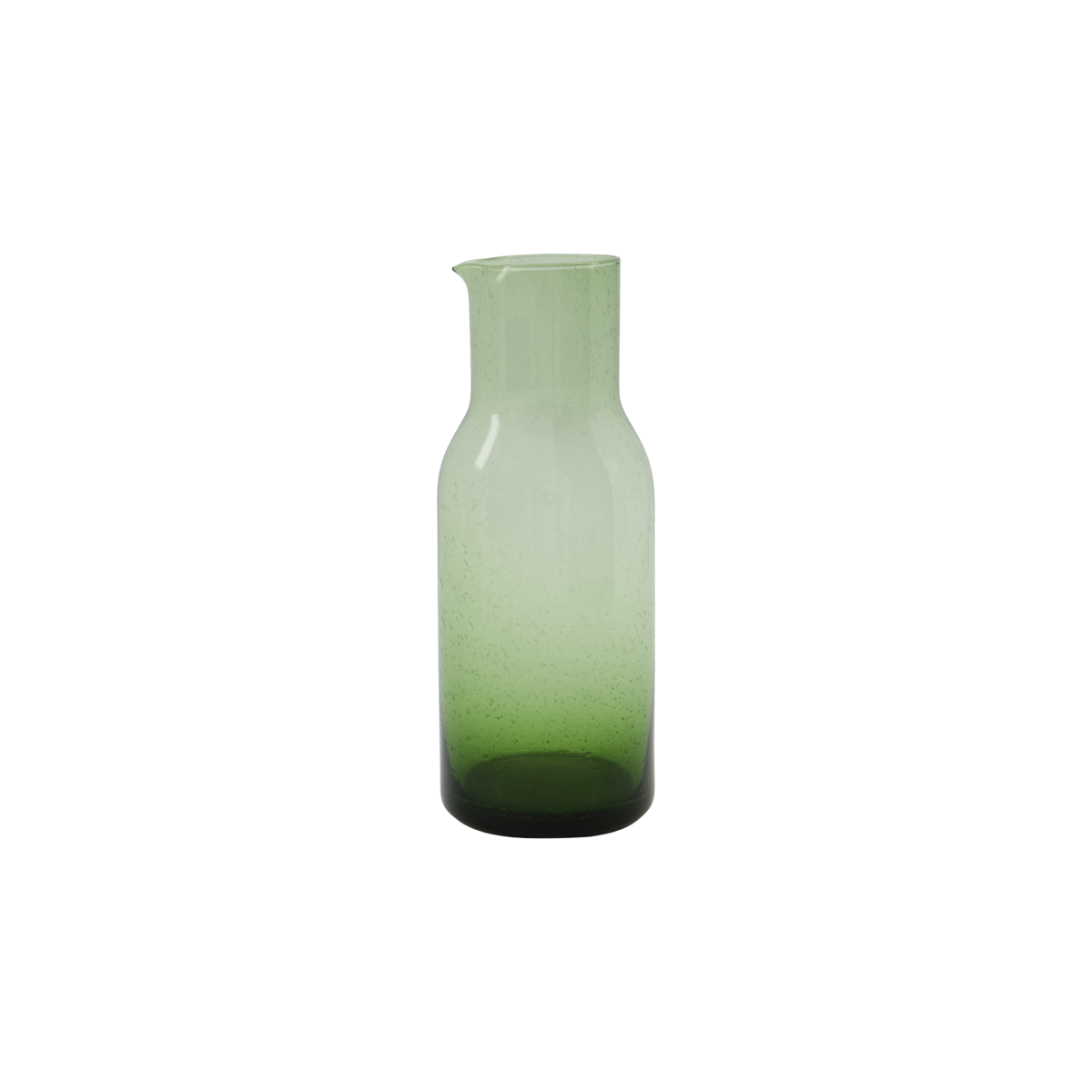 Karaff grön glas